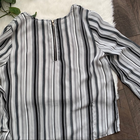 W5 Anthropologie striped blouse SZS - Picture 4 of 4